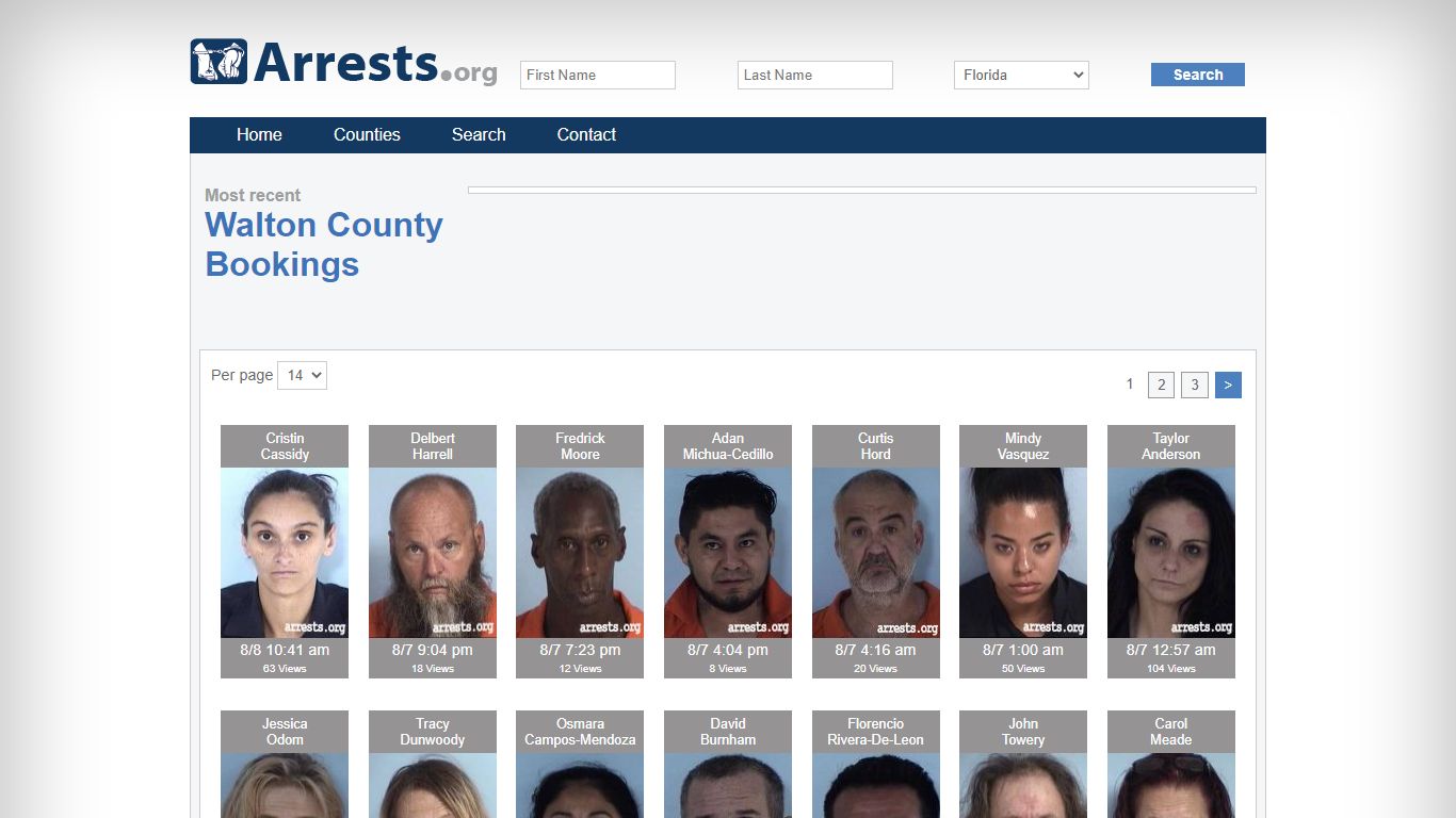 Walton County Arrests and Inmate Search